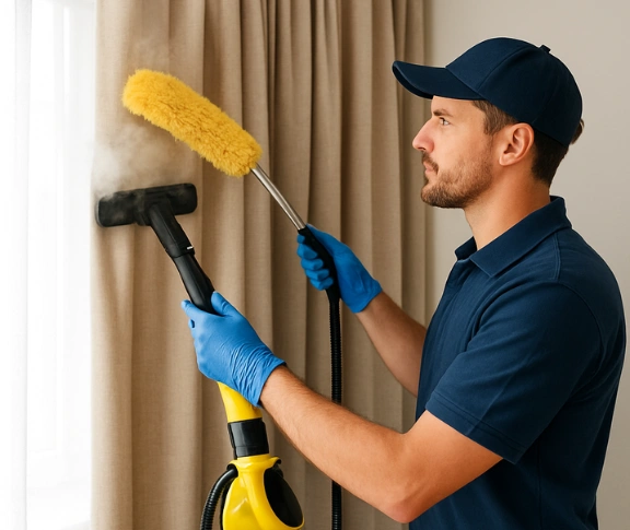 Trusted curtain steam cleaning technician Matty Curtain Cleaning east-killara-nsw QLD