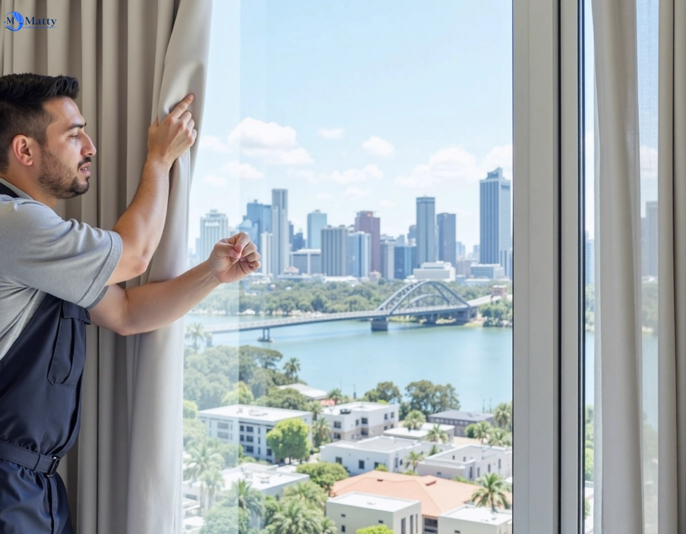 Professional curtain steam cleaning service east-killara-nsw QLD by Matty Curtain Cleaning